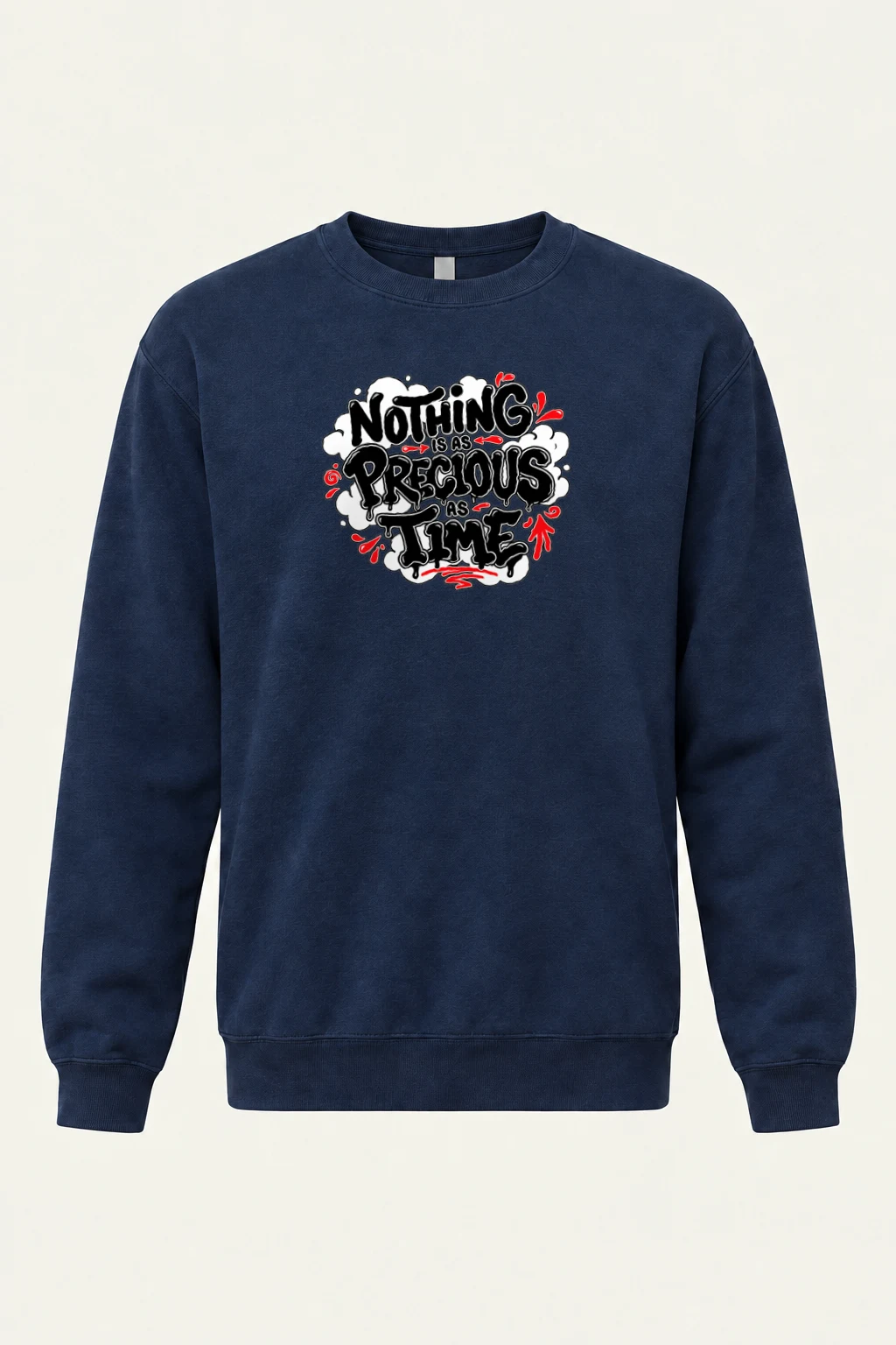 "Precious Time" Heavy Blend Unisex Crewneck Sweatshirt | Gildan 18000