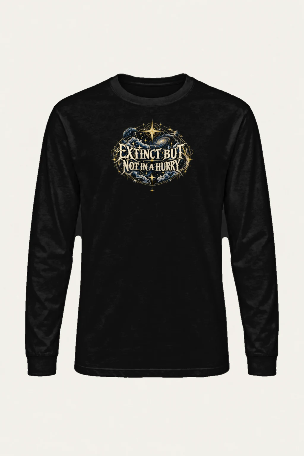 "Prehistoric Procrastinator" Unisex Longsleeve T-shirt | Gildan 2400