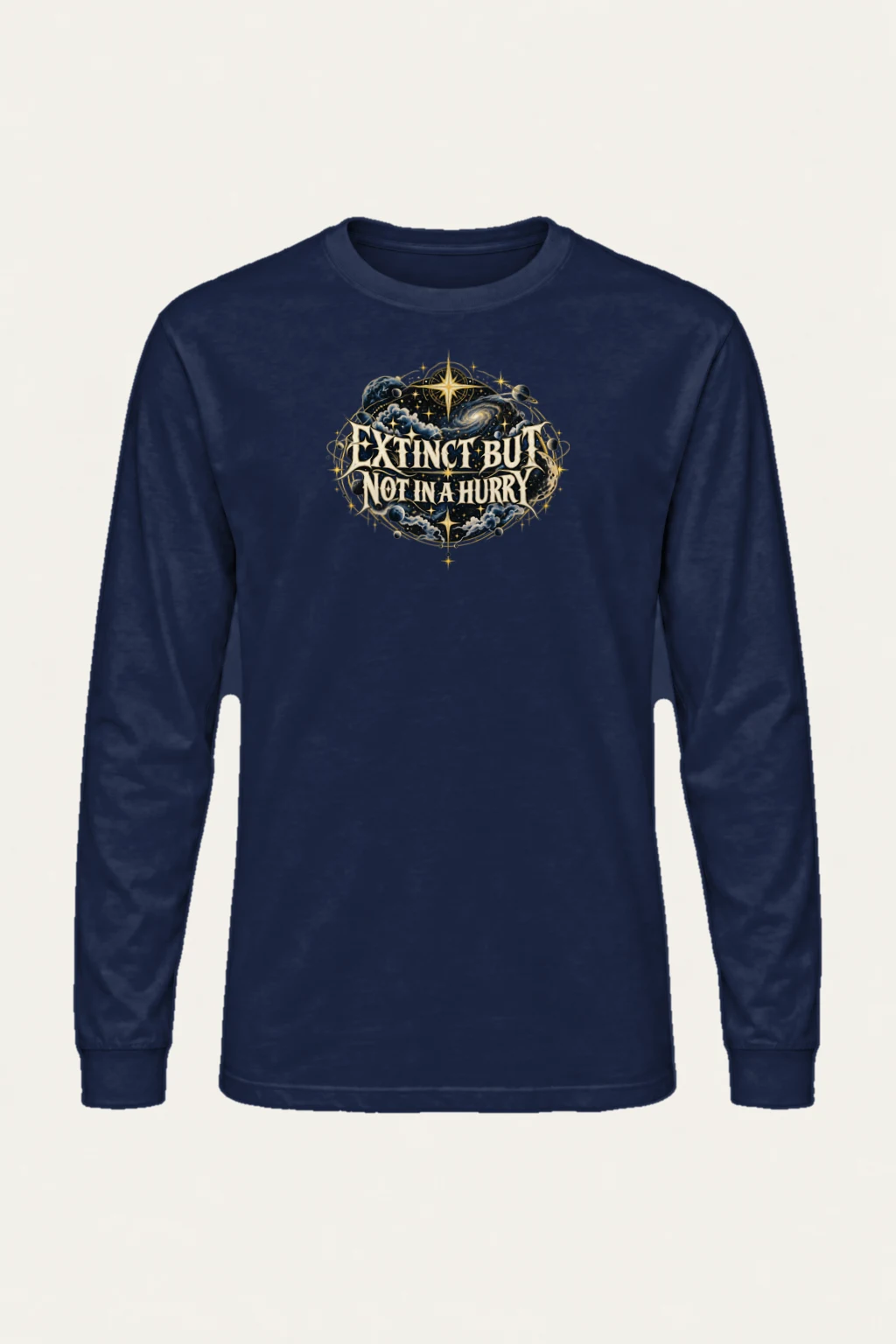 "Prehistoric Procrastinator" Unisex Longsleeve T-shirt | Gildan 2400