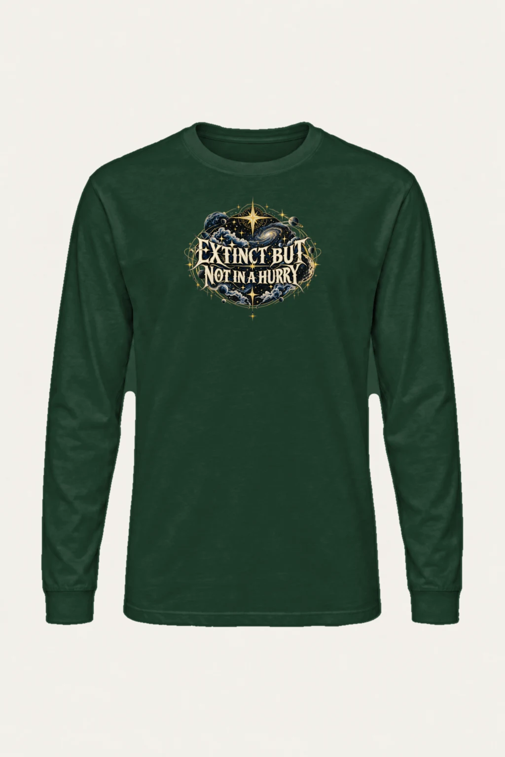 "Prehistoric Procrastinator" Unisex Longsleeve T-shirt | Gildan 2400