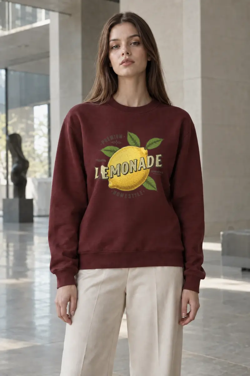 "Premium Lemonade" Heavy Blend Unisex Crewneck Sweatshirt | Gildan 18000