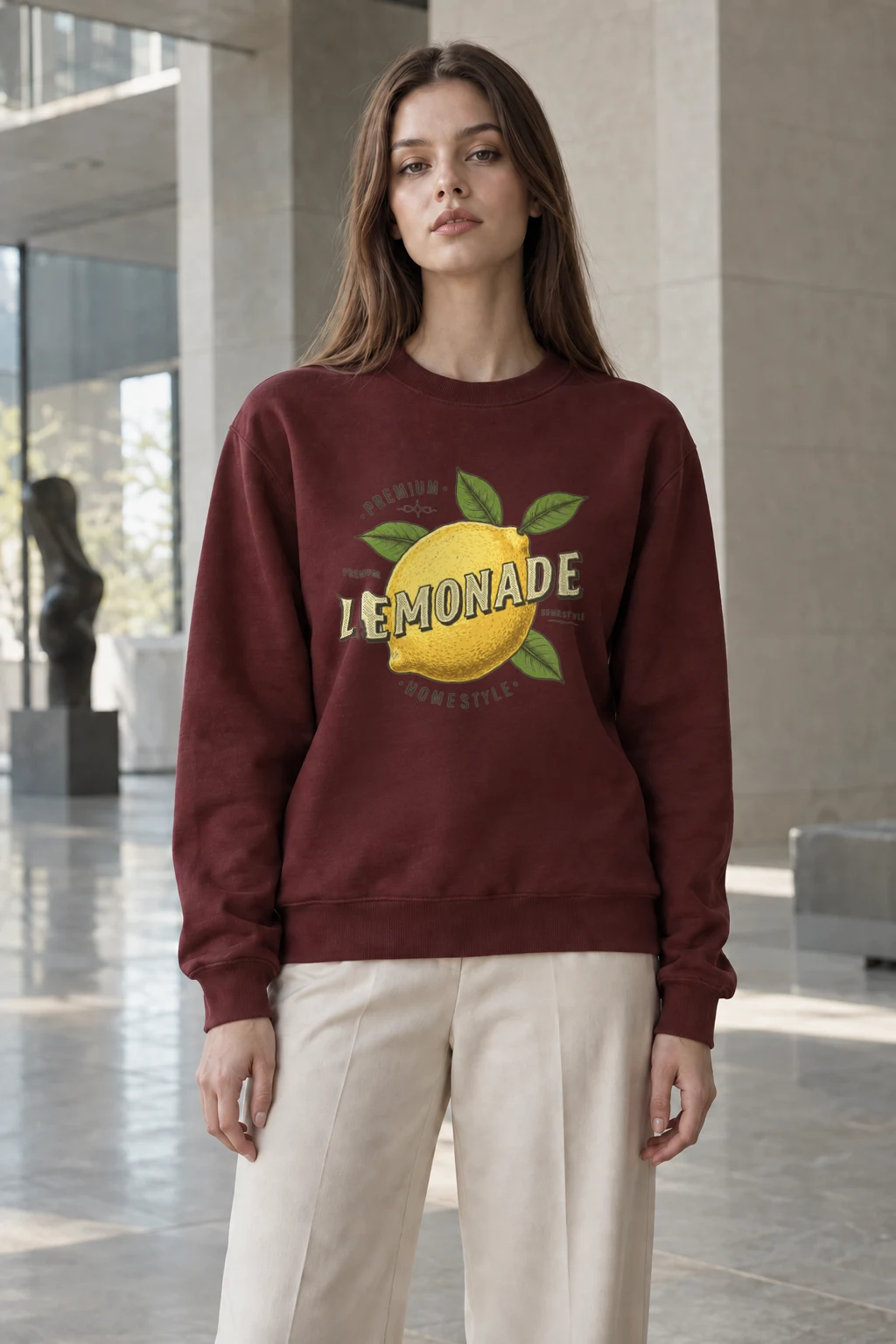 "Premium Lemonade" Heavy Blend Unisex Crewneck Sweatshirt | Gildan 18000