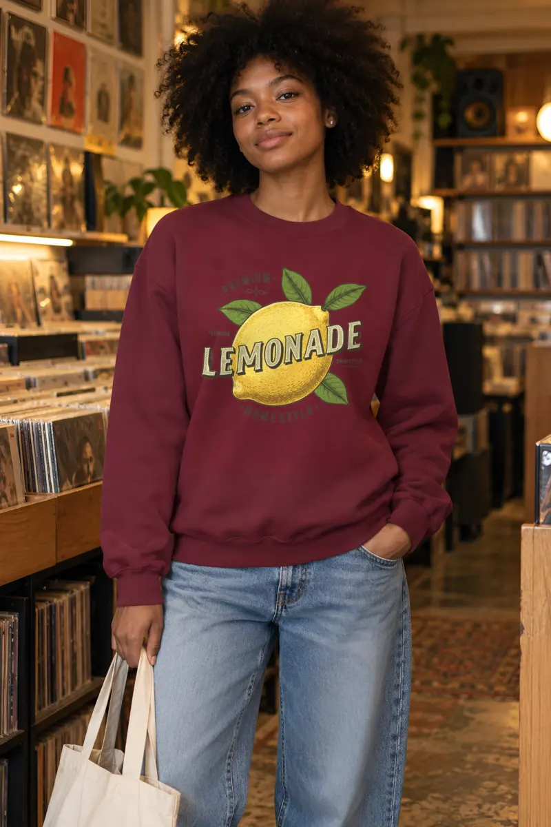 "Premium Lemonade" Heavy Blend Unisex Crewneck Sweatshirt