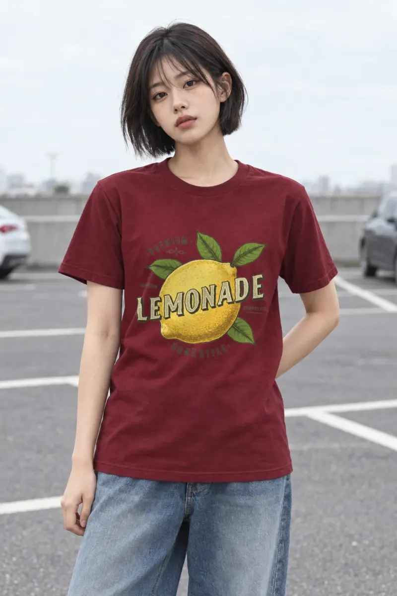 "Premium Lemonade" Heavyweight Unisex Crewneck T-shirt