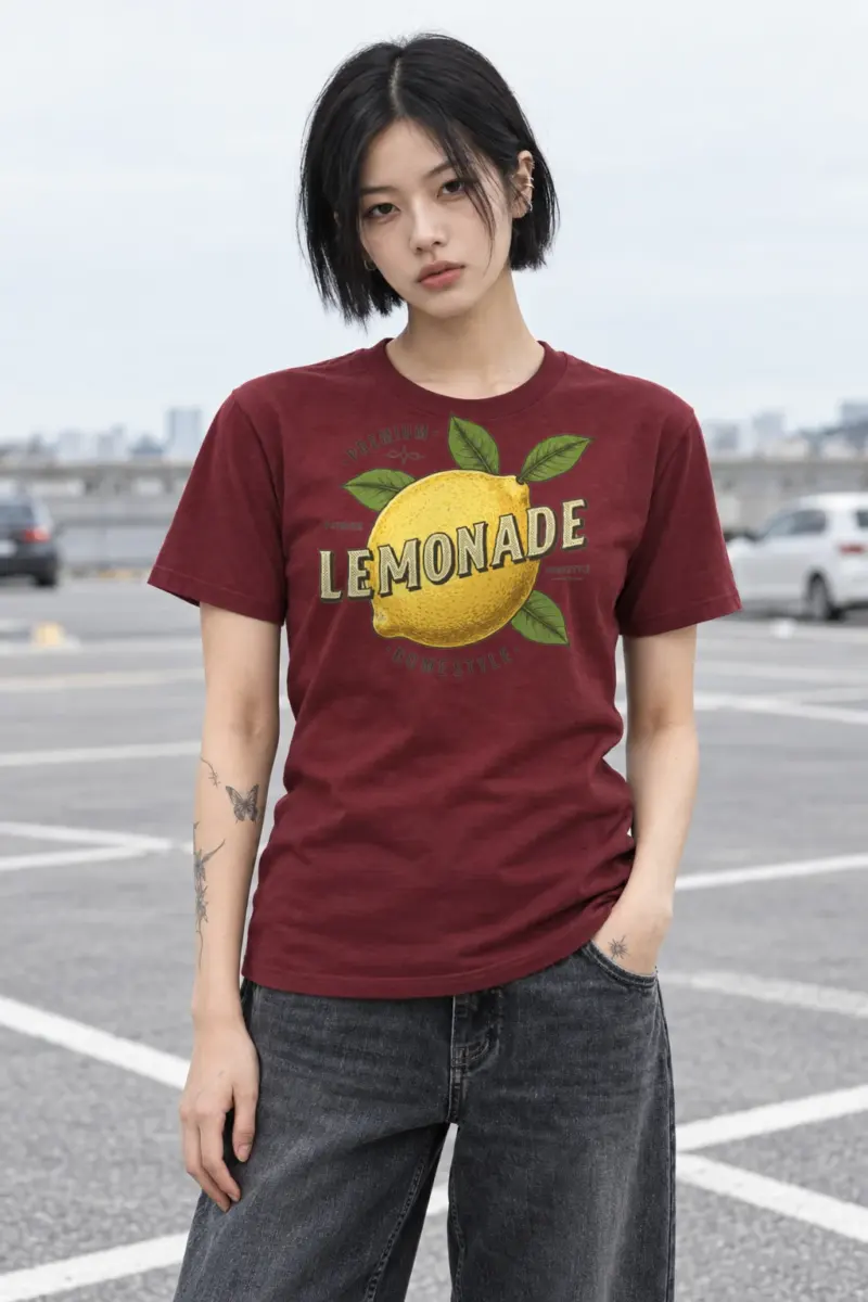 "Premium Lemonade" Heavyweight Unisex Crewneck T-shirt