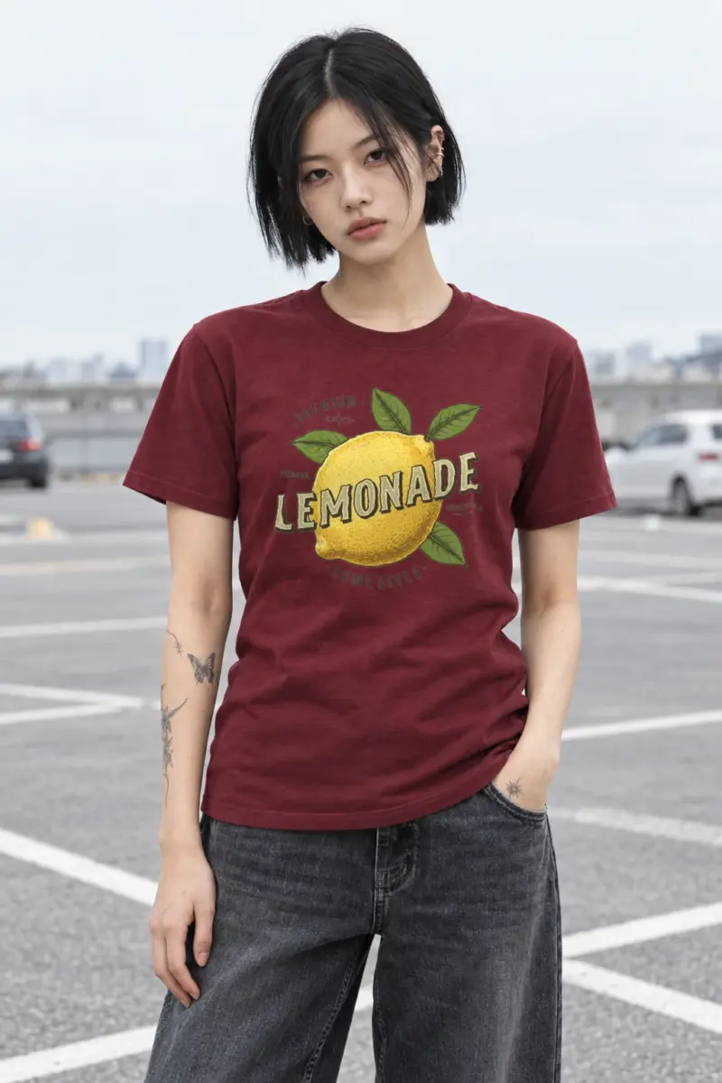 "Premium Lemonade" Heavyweight Unisex Crewneck T-shirt
