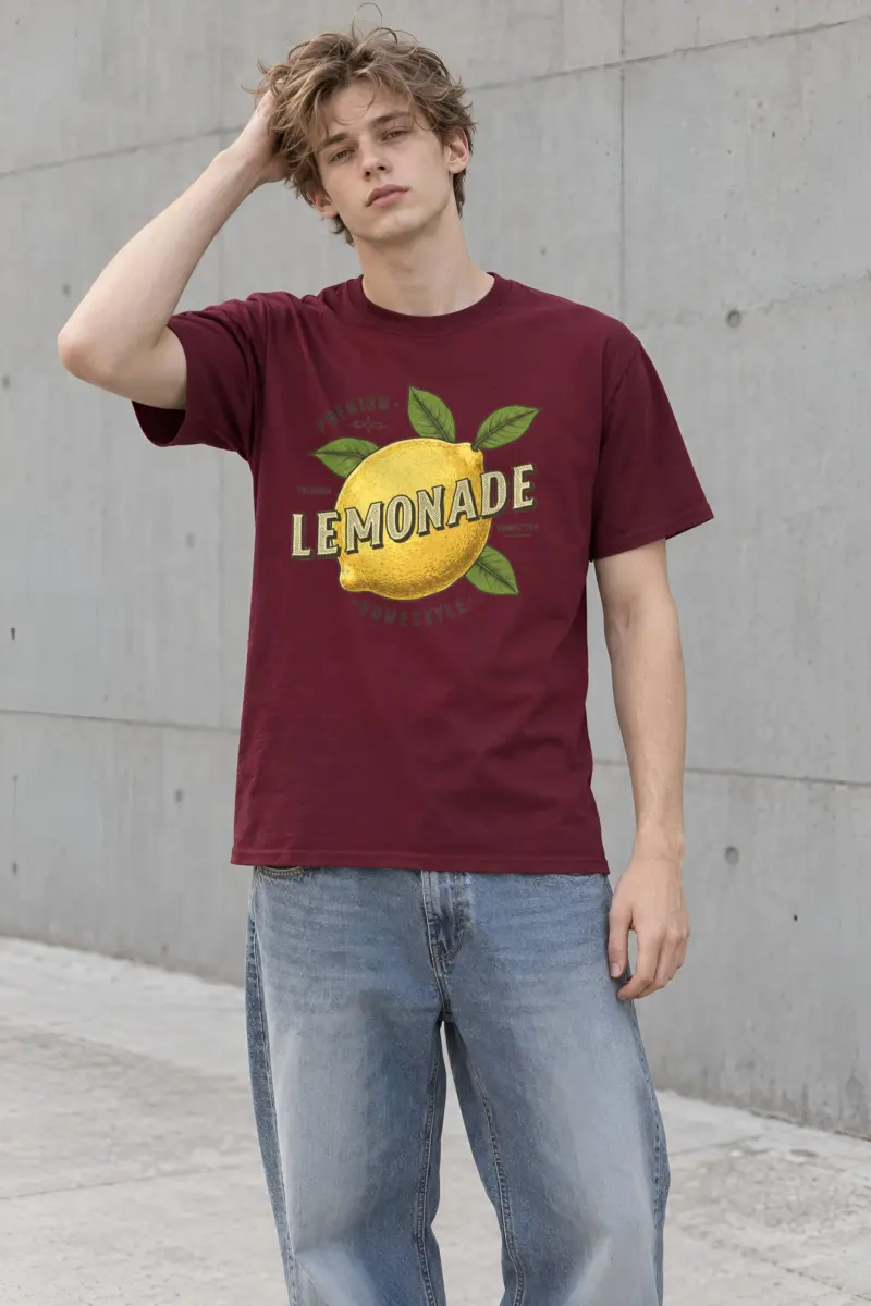 "Premium Lemonade" Heavyweight Unisex Crewneck T-shirt