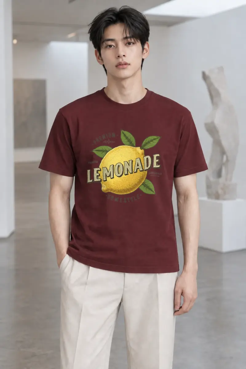 "Premium Lemonade" Heavyweight Unisex Crewneck T-shirt | Gildan 5000