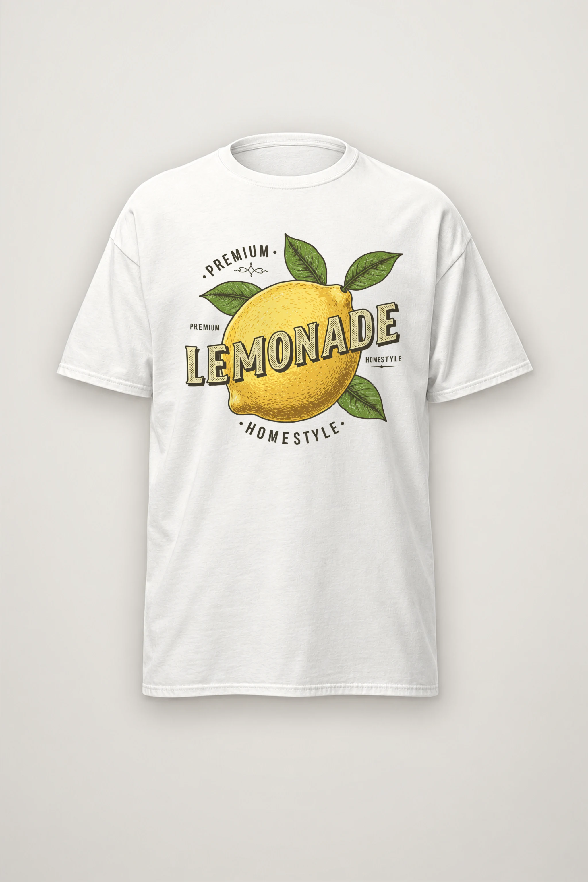 "Premium Lemonade" Heavyweight Unisex Crewneck T-shirt