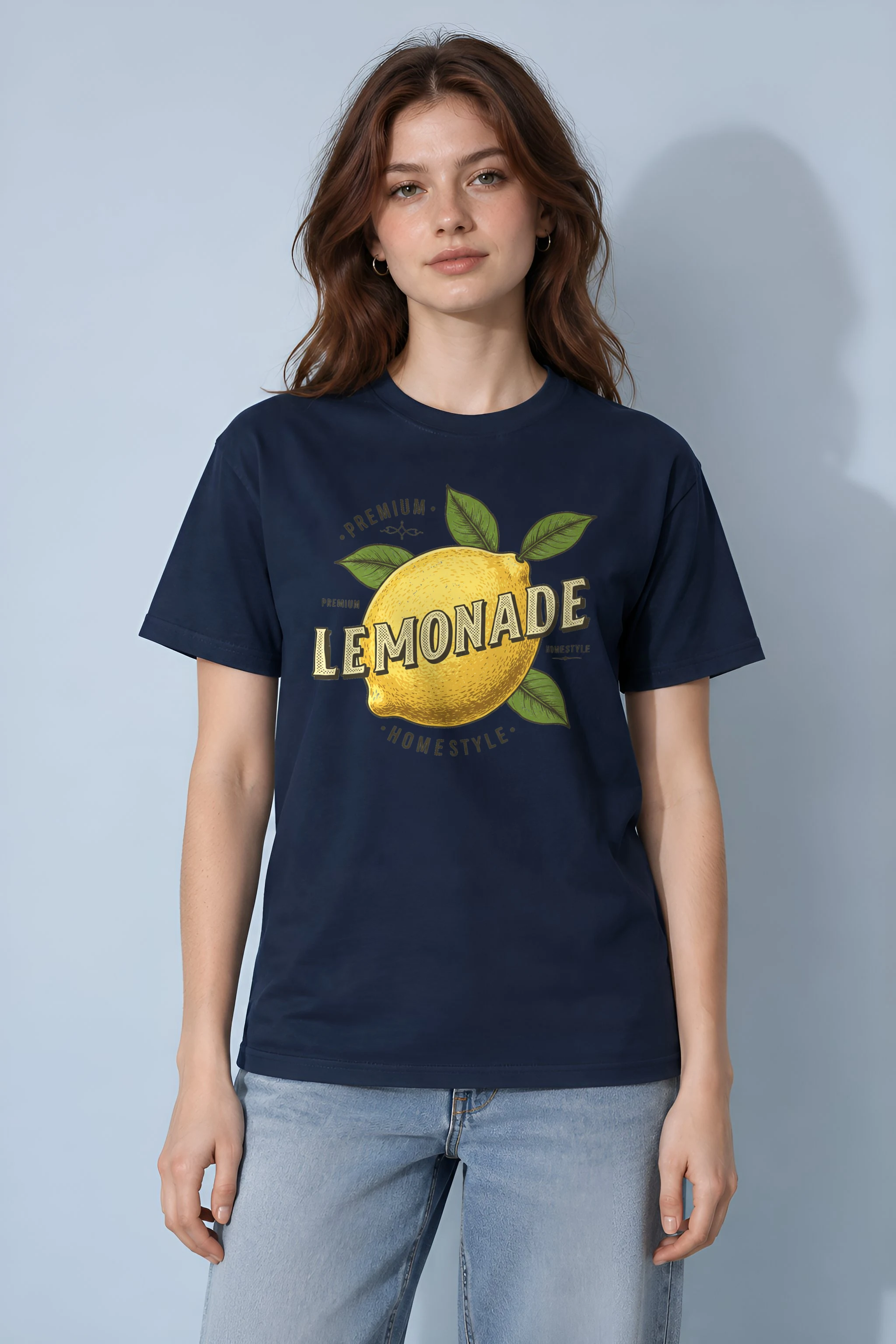 "Premium Lemonade" Heavyweight Unisex Crewneck T-shirt