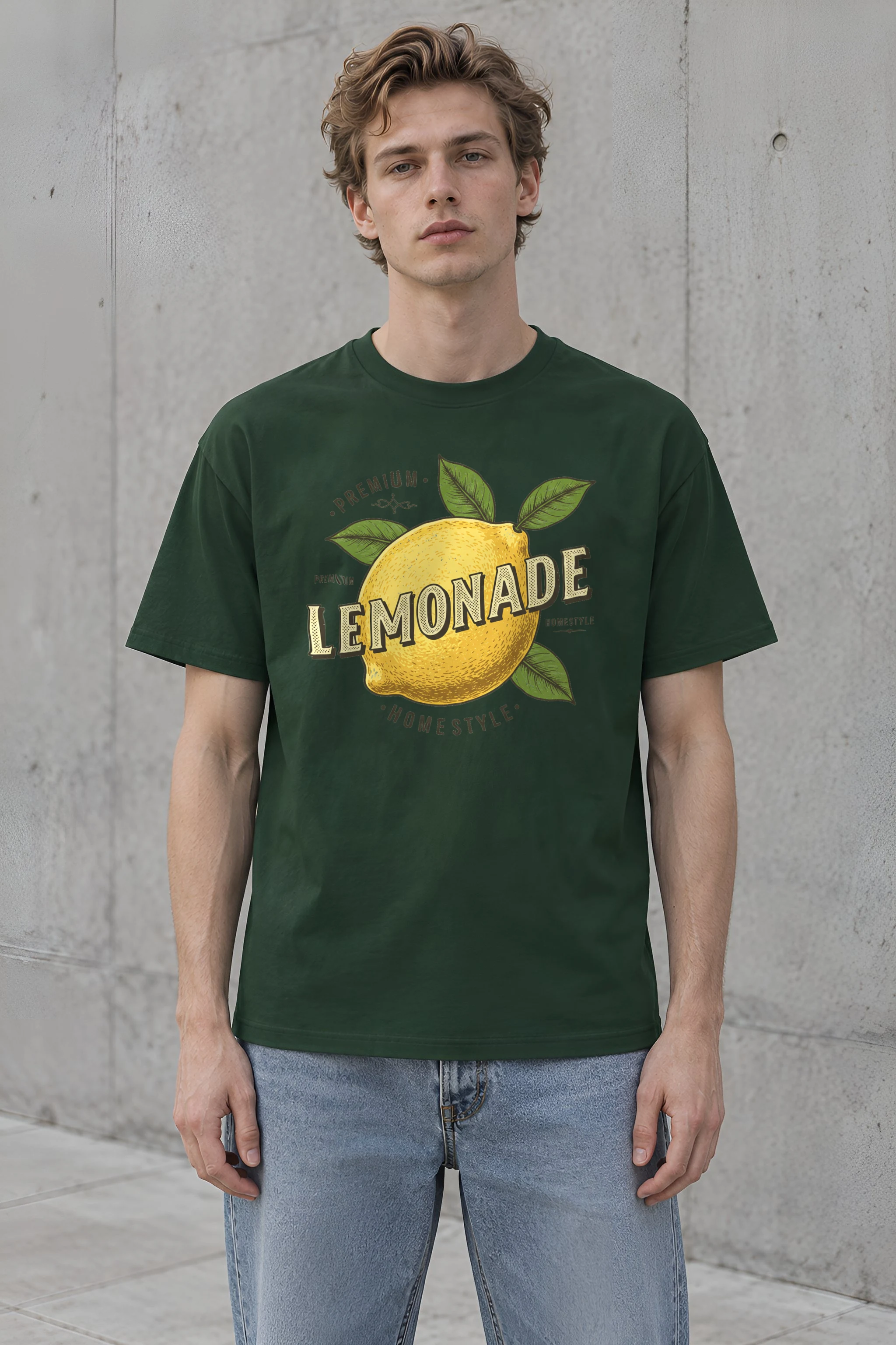"Premium Lemonade" Heavyweight Unisex Crewneck T-shirt