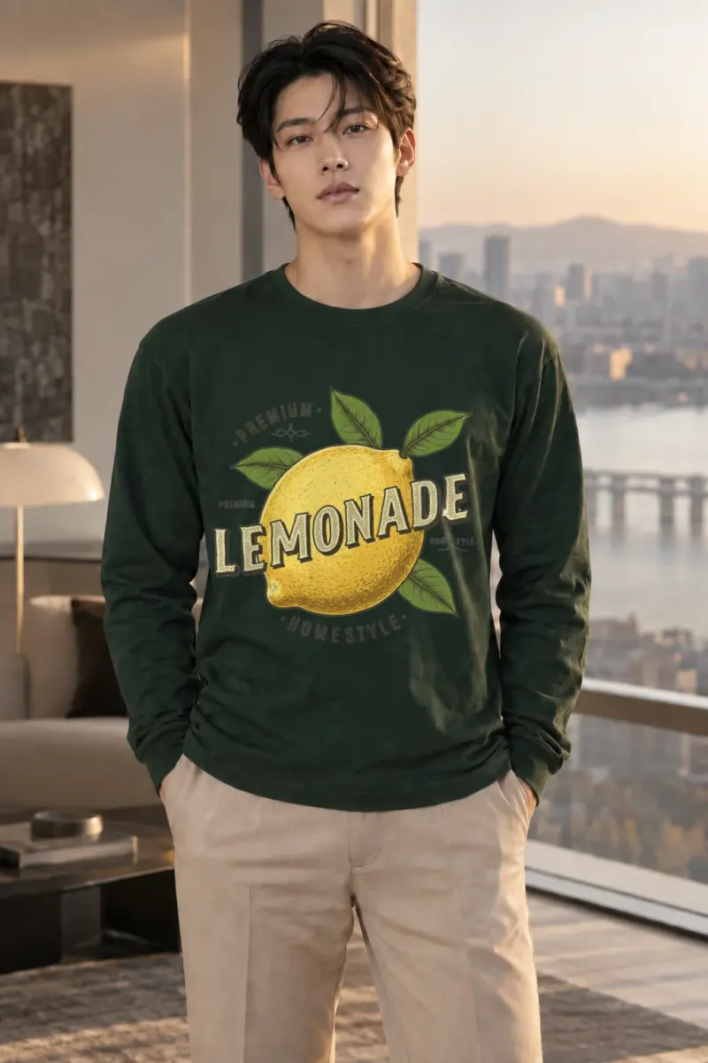"Premium Lemonade Homestyle" Unisex Longsleeve T-shirt | Gildan 2400