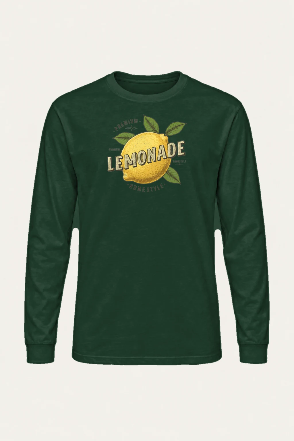 "Premium Lemonade Homestyle" Unisex Longsleeve T-shirt | Gildan 2400