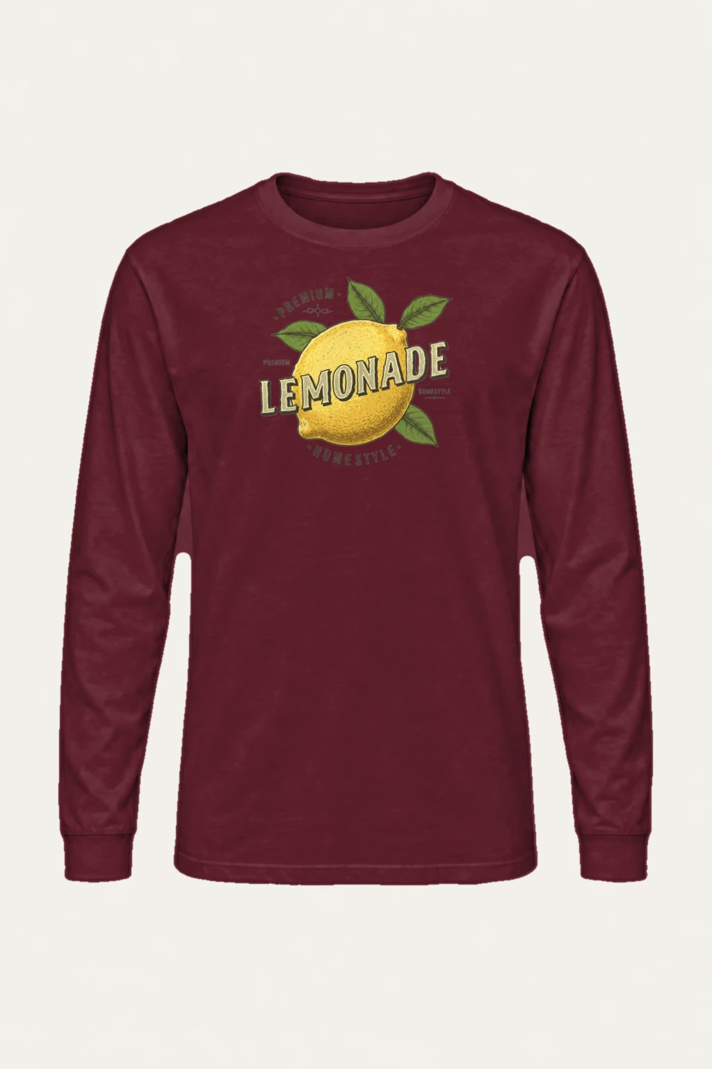 "Premium Lemonade Homestyle" Unisex Longsleeve T-shirt | Gildan 2400