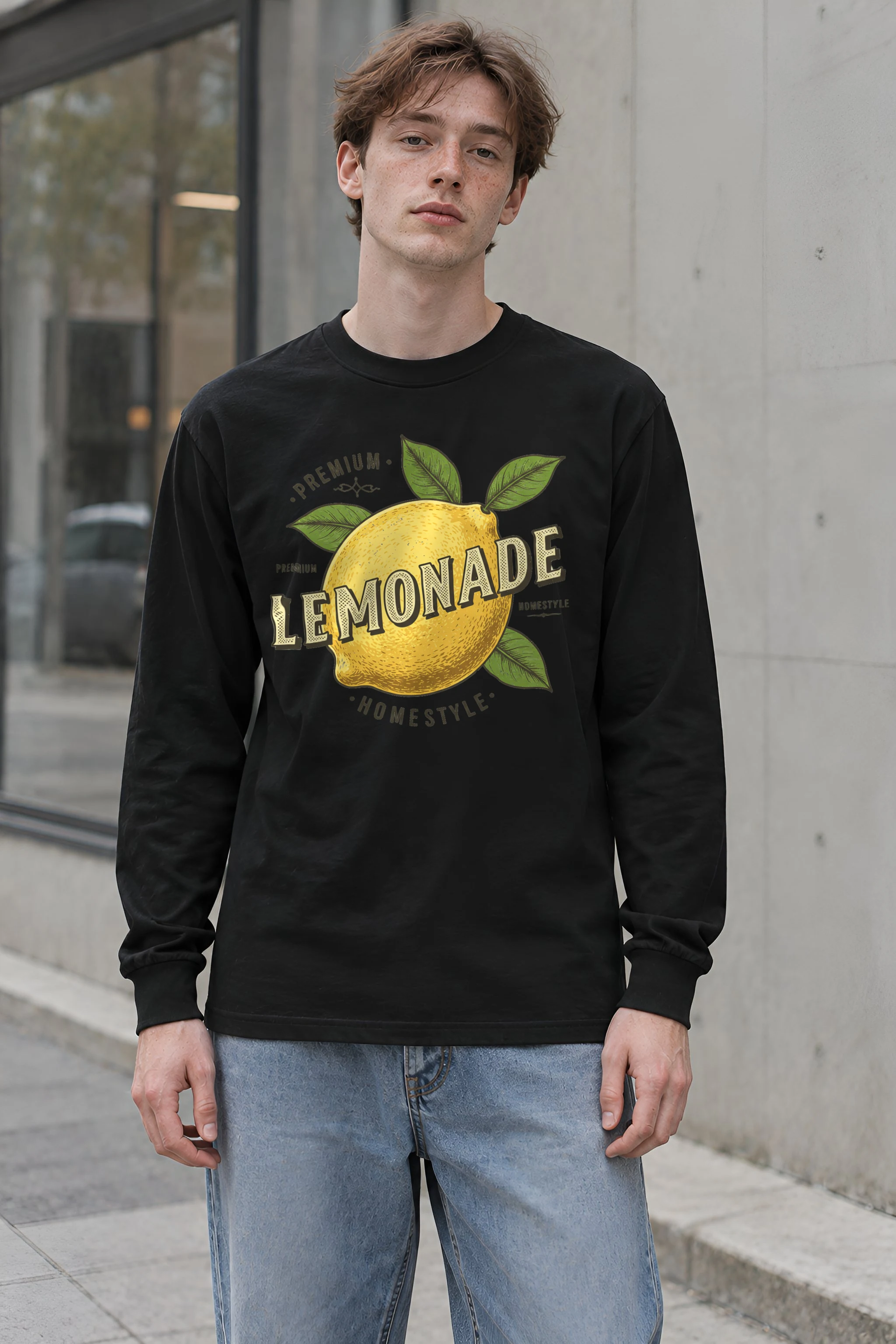 "Premium Lemonade Homestyle" Unisex Longsleeve T-shirt