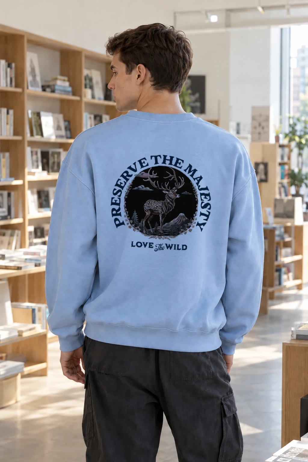 "Preserve The Majesty" Heavy Blend Unisex Crewneck Sweatshirt | Gildan 18000