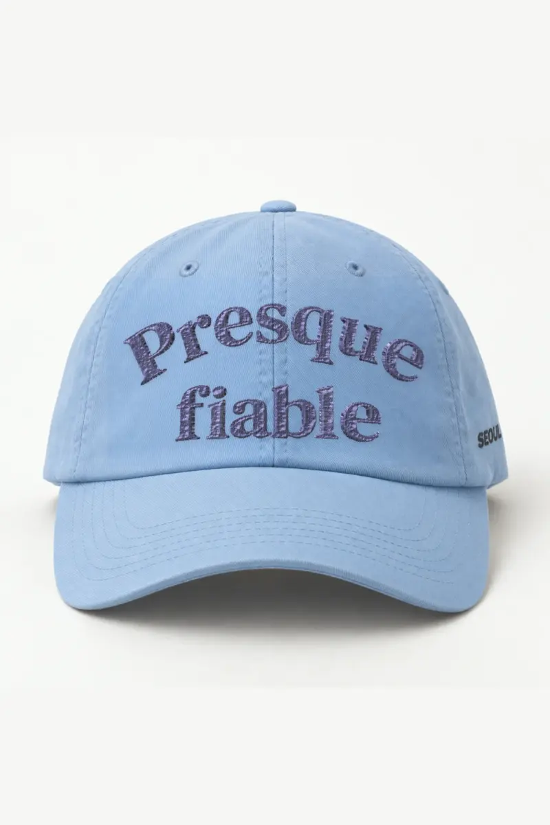 "Presque fiable" Classic Dad Hat · Embroidered