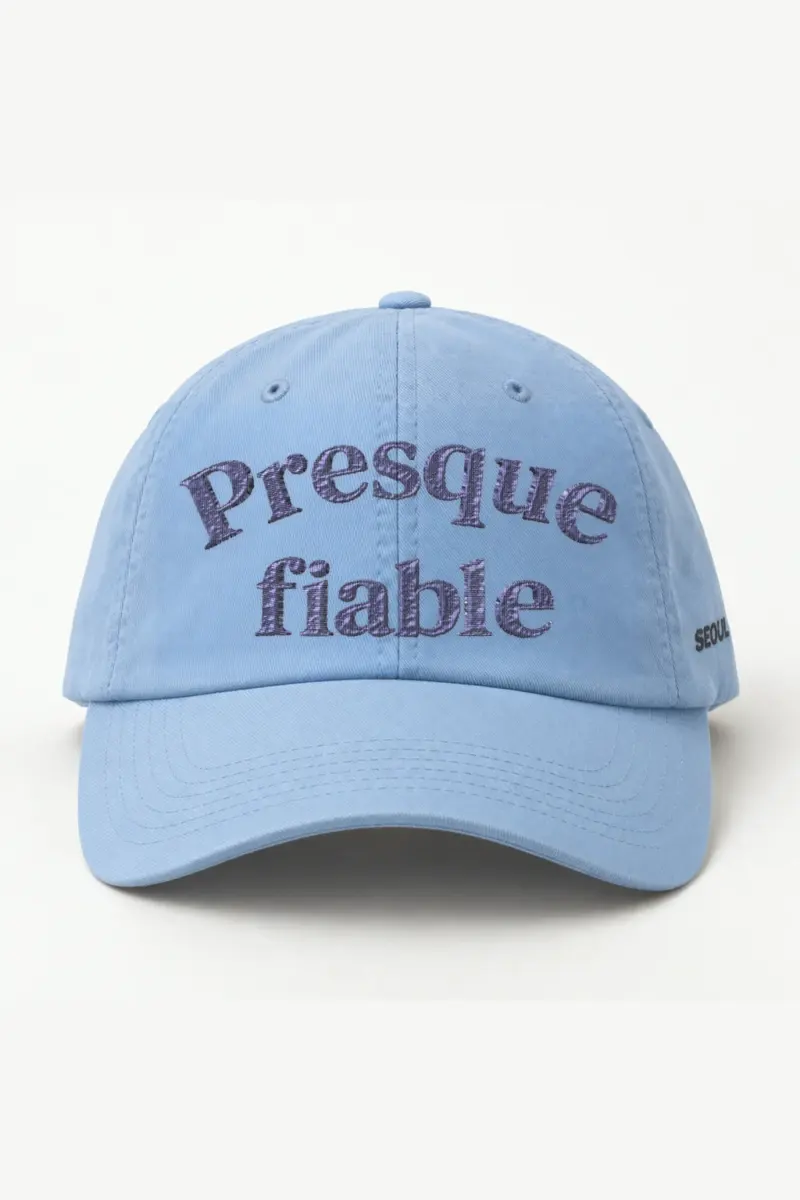 "Presque fiable" Classic Dad Hat · Embroidered