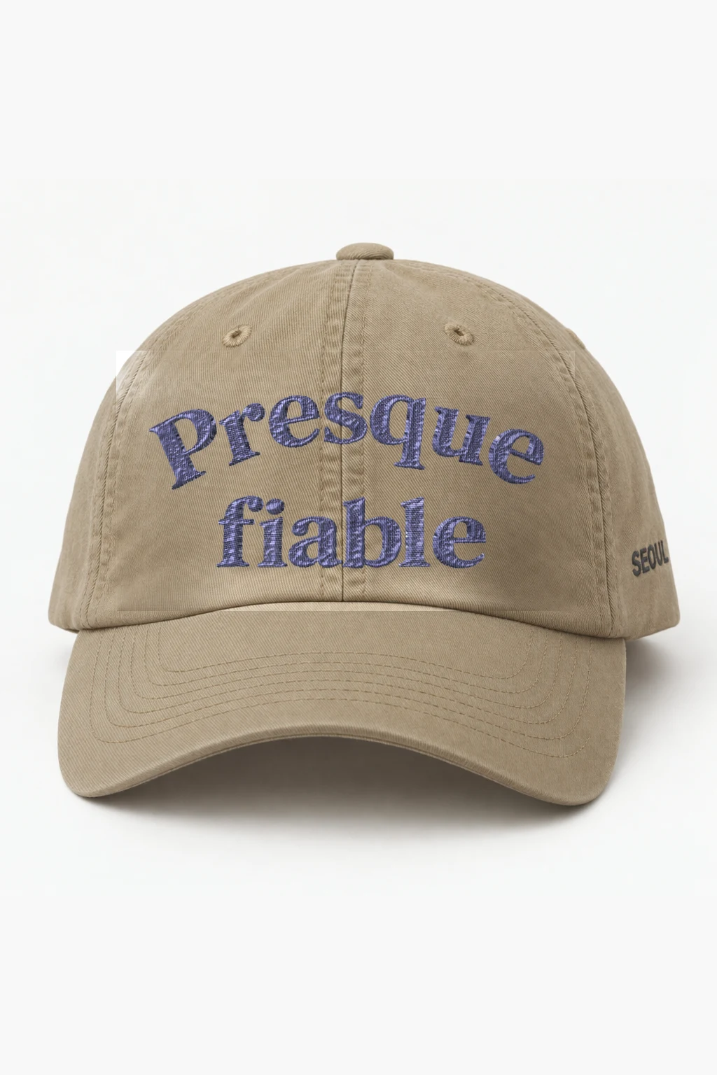 "Presque fiable" Classic Dad Hat · Embroidered