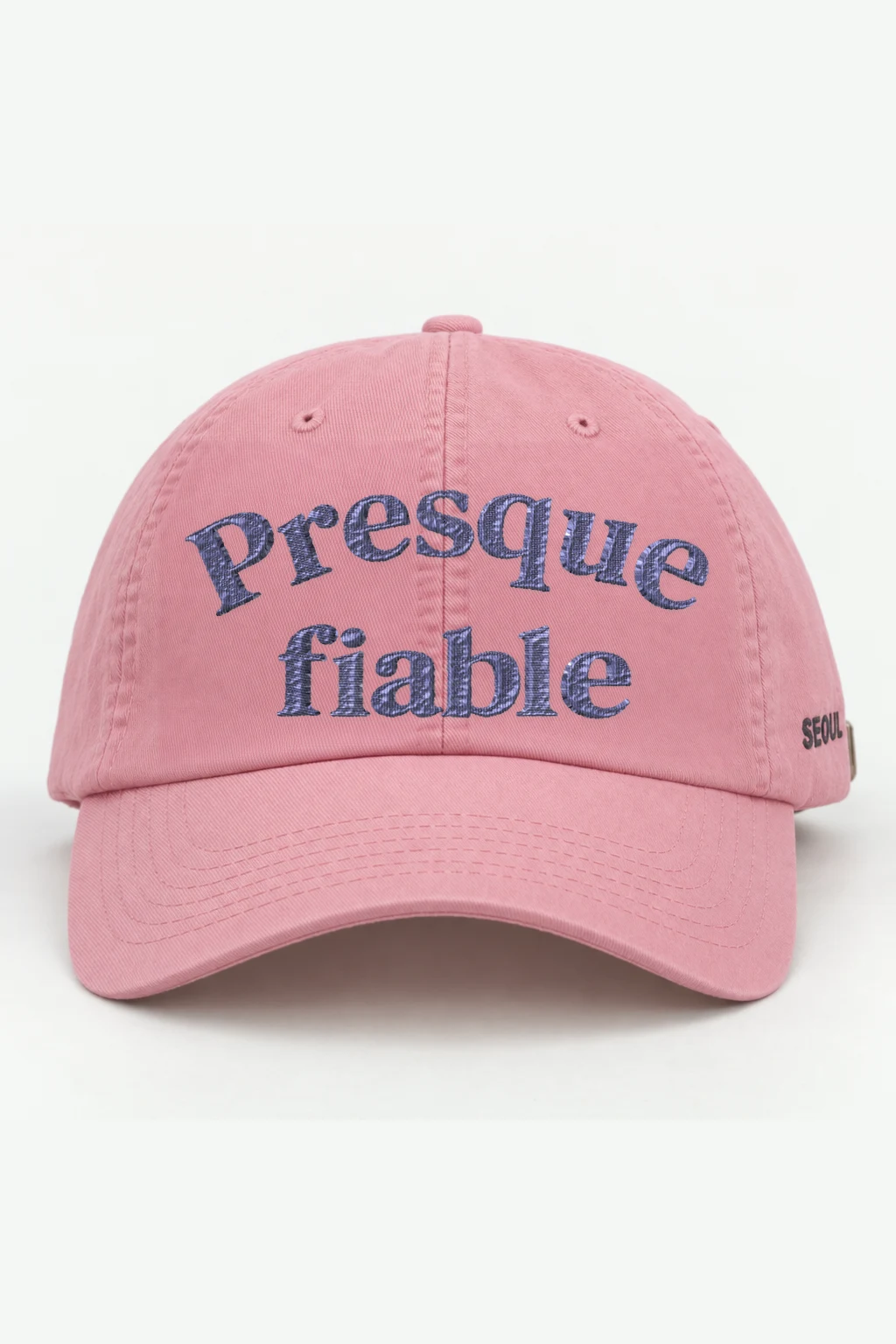 "Presque fiable" Classic Dad Hat · Embroidered