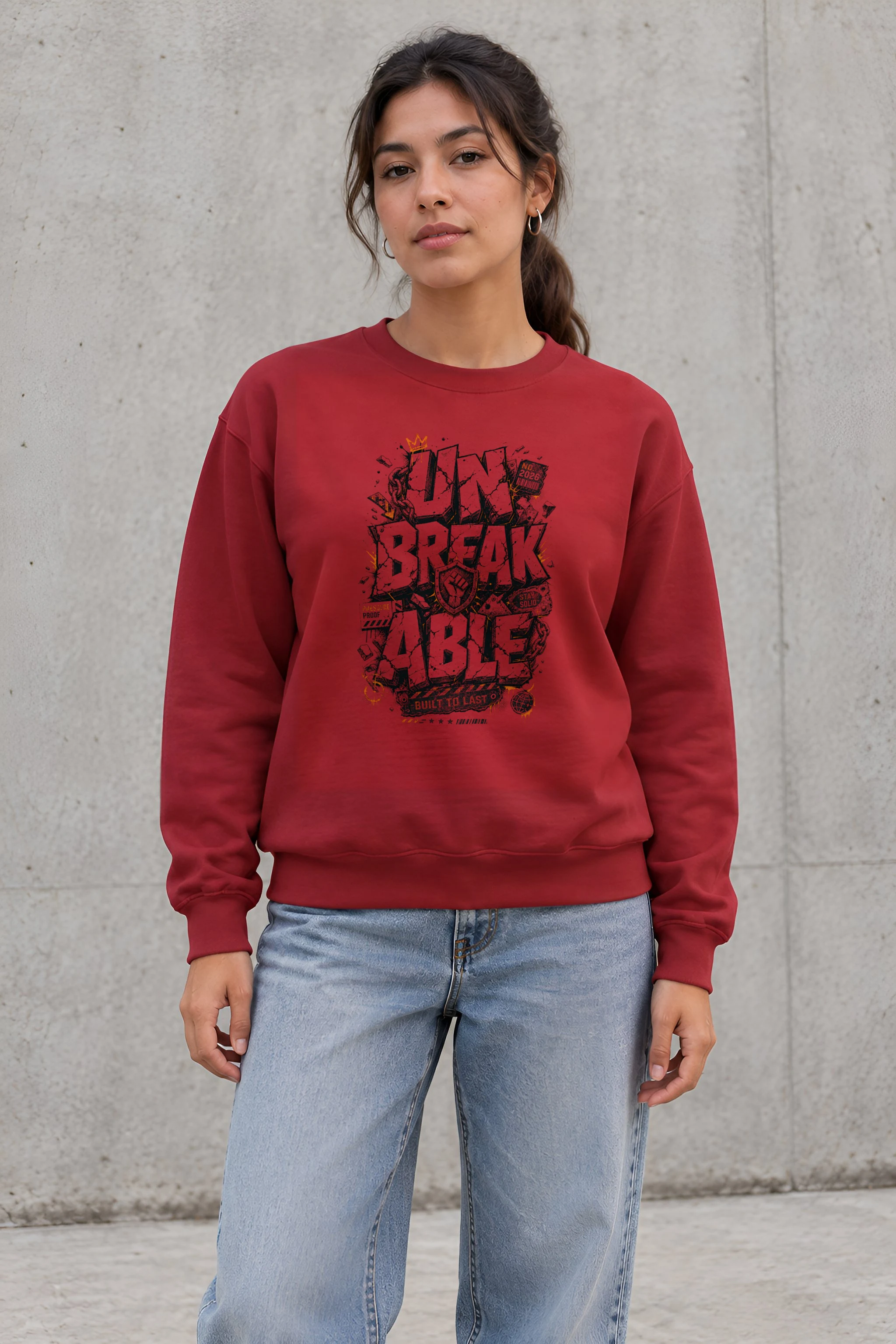 "Pressure Proof" Heavy Blend Unisex Crewneck Sweatshirt