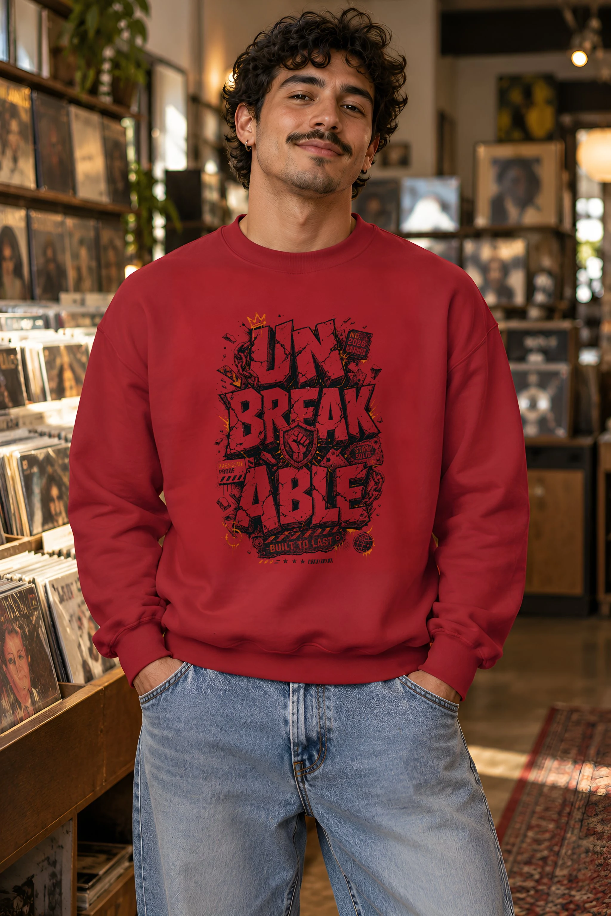 "Pressure Proof" Heavy Blend Unisex Crewneck Sweatshirt
