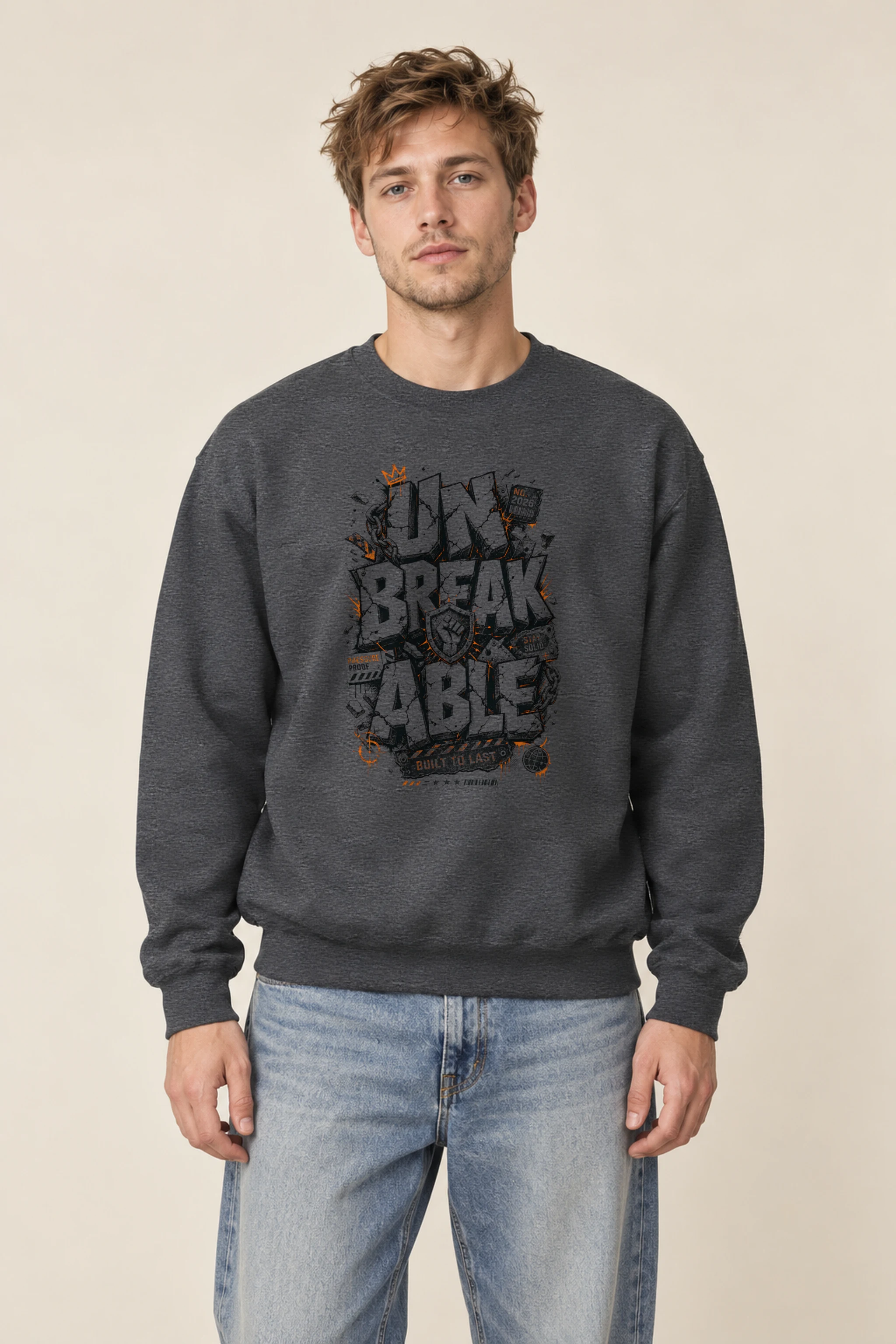 "Pressure Proof" Heavy Blend Unisex Crewneck Sweatshirt