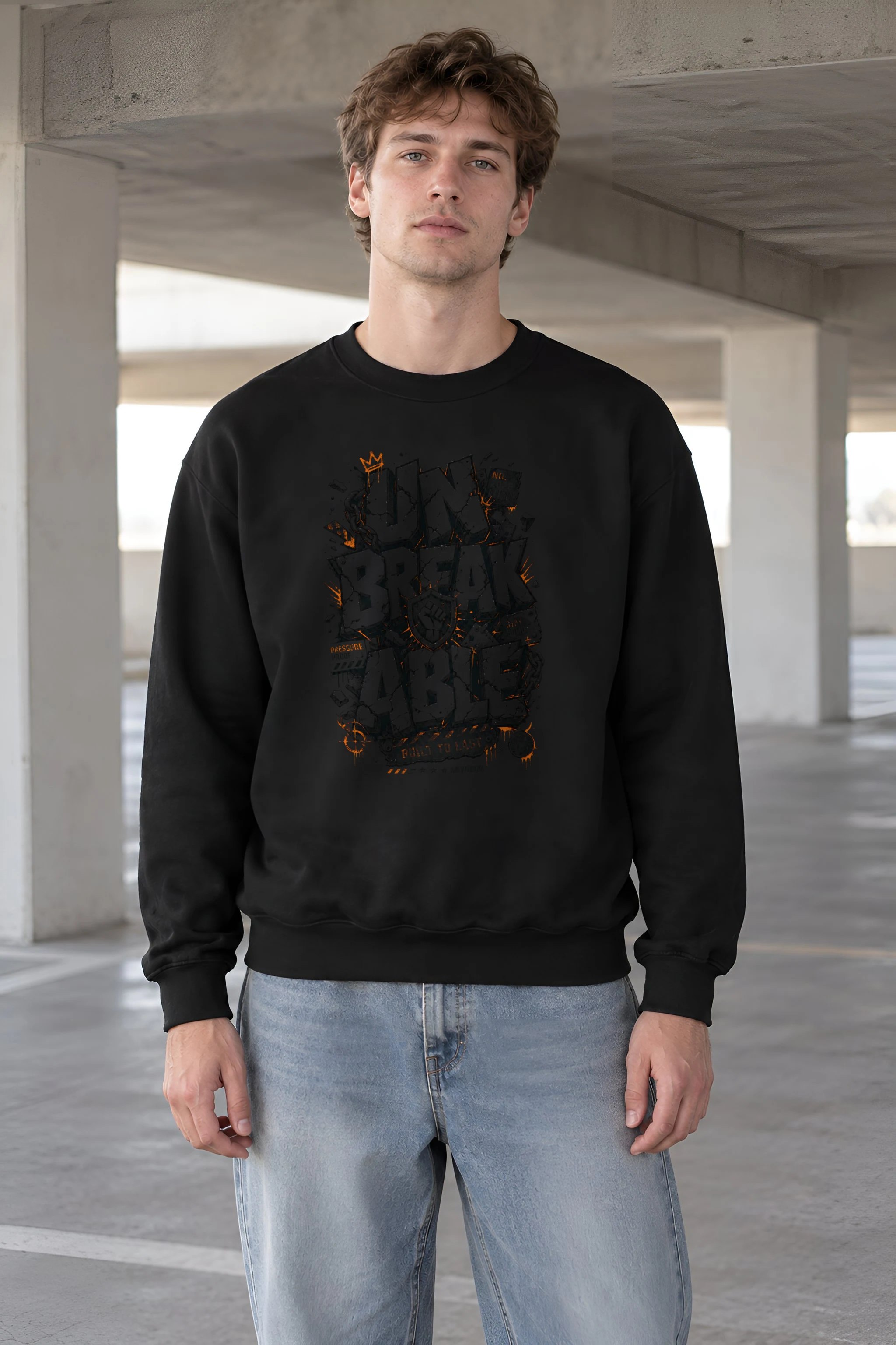 "Pressure Proof" Heavy Blend Unisex Crewneck Sweatshirt