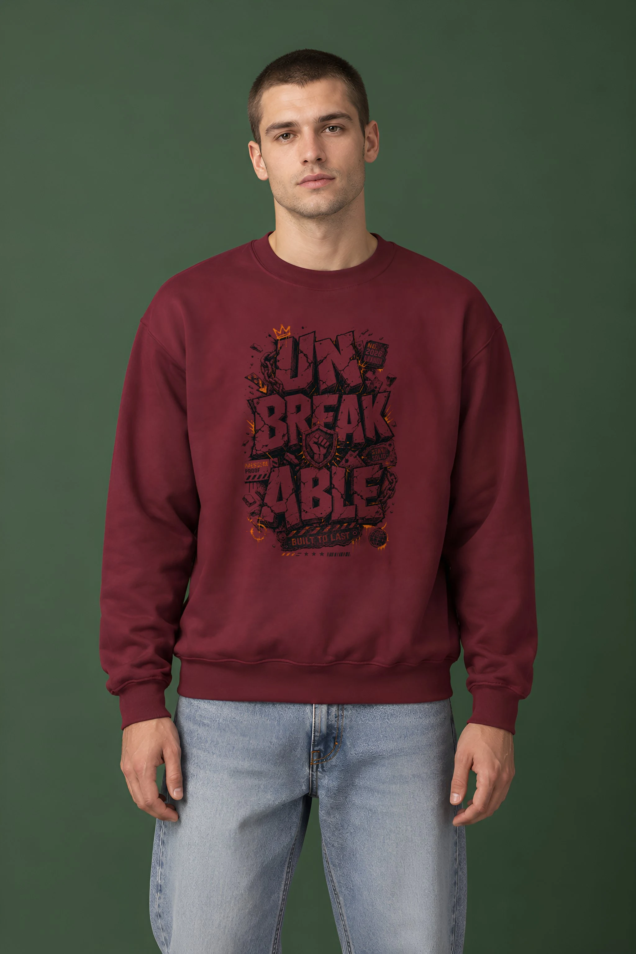 "Pressure Proof" 1 Crewneck Sweatshirt