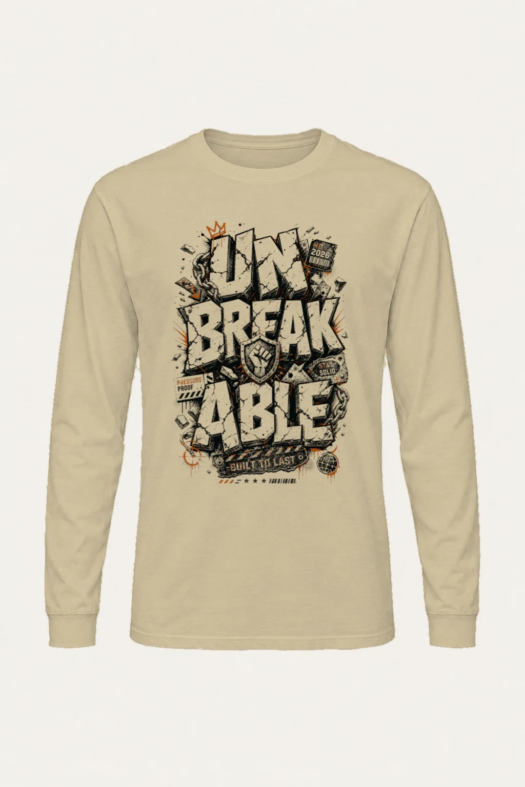 "Pressure Proof" Unisex Longsleeve T-shirt | Gildan 2400