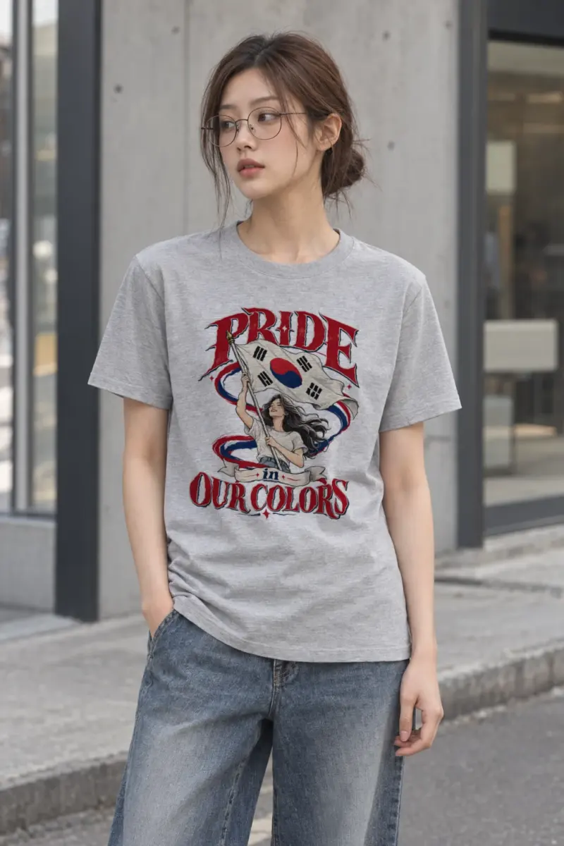 "Pride In Our Colors" Heavyweight Unisex Crewneck T-shirt | Gildan 5000