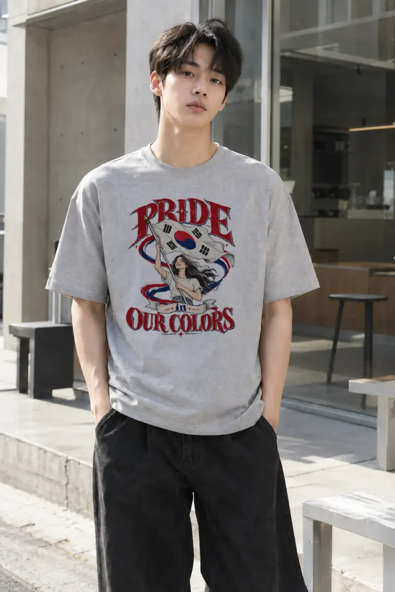 "Pride In Our Colors" Heavyweight Unisex Crewneck T-shirt | Gildan 5000