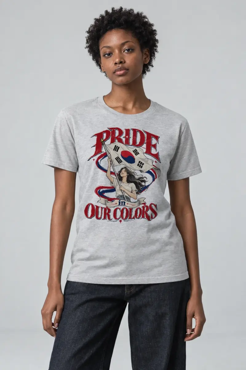 "Pride In Our Colors" Heavyweight Unisex Crewneck T-shirt | Gildan 5000