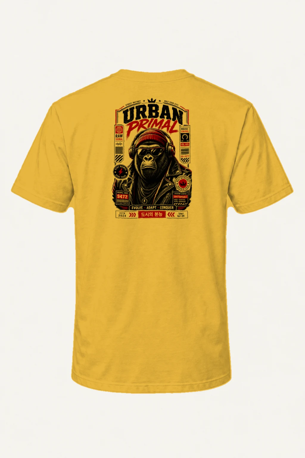 "Primal Code" Heavyweight Unisex Crewneck T-shirt | Gildan 5000