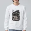 "Private Signal" Heavy Blend Unisex Crewneck Sweatshirt