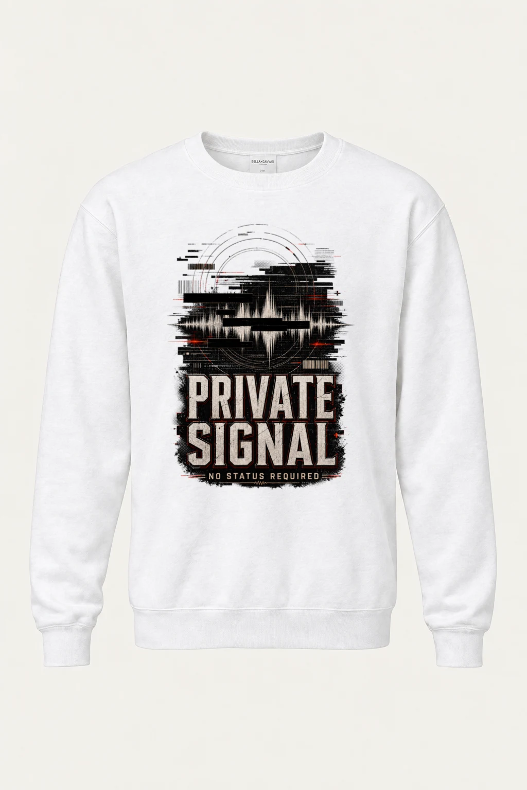 "Private Signal" Heavy Blend Unisex Crewneck Sweatshirt | Gildan 18000