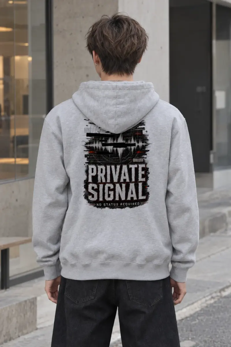 "Private Signal" Heavy Blend Unisex Pullover Hoodie