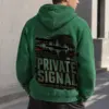 "Private Signal" Heavy Blend Unisex Pullover Hoodie | Gildan 18500