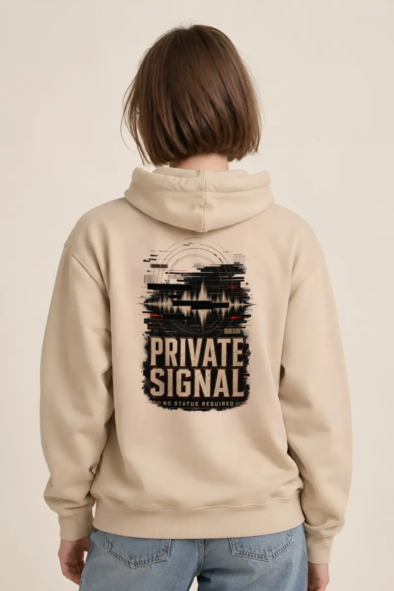 "Private Signal" Heavy Blend Unisex Pullover Hoodie