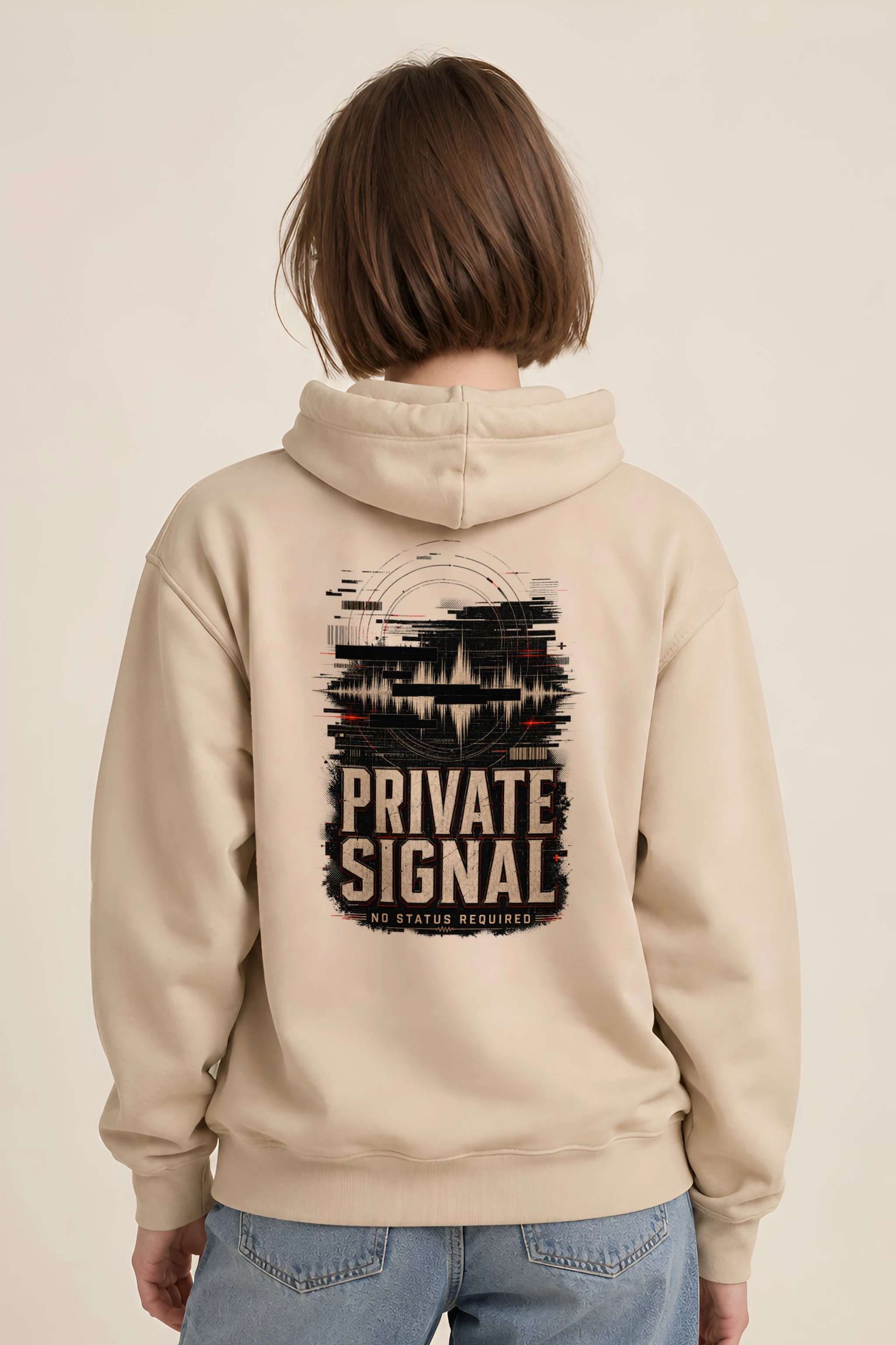 "Private Signal" Heavy Blend Unisex Pullover Hoodie