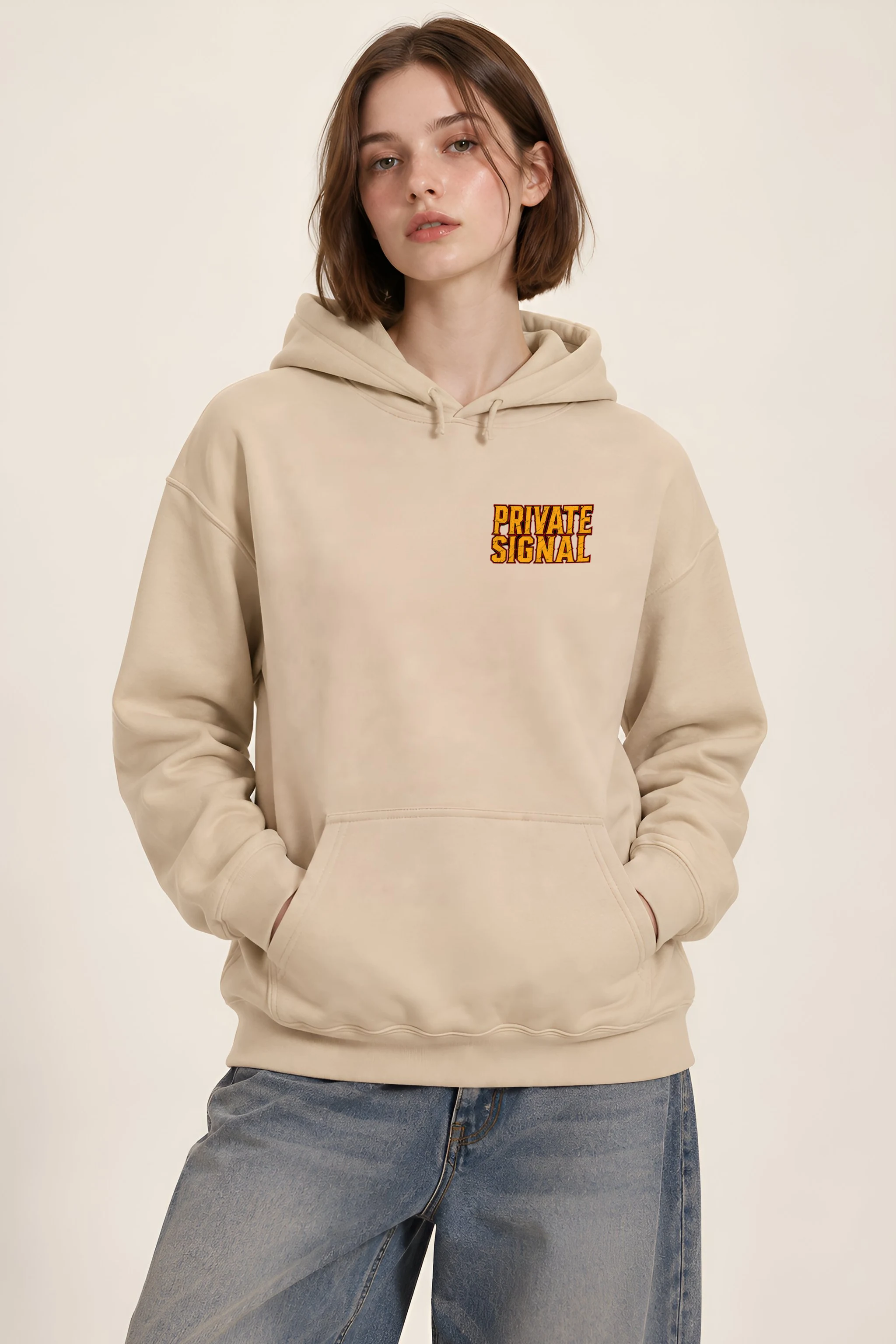 "Private Signal" Heavy Blend Unisex Pullover Hoodie
