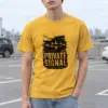 "Private Signal" Heavyweight Unisex Crewneck T-shirt