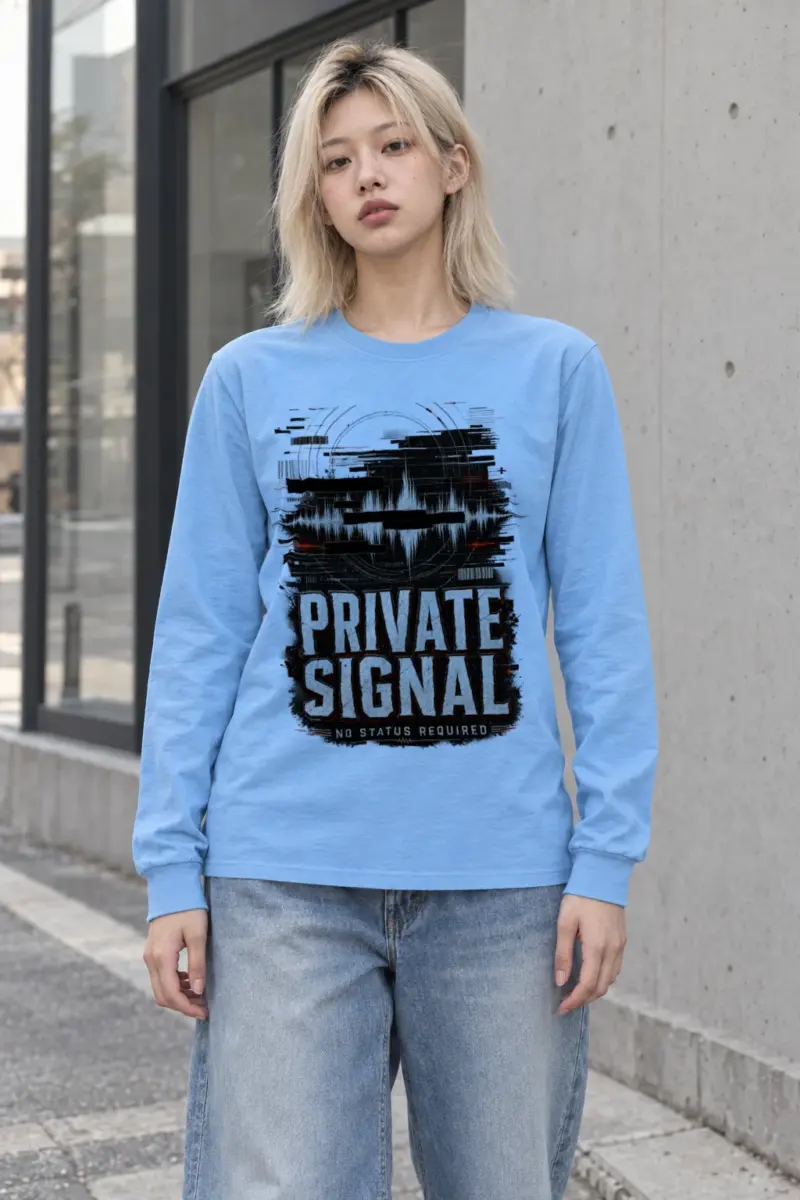 "Private Signal" Unisex Longsleeve T-shirt