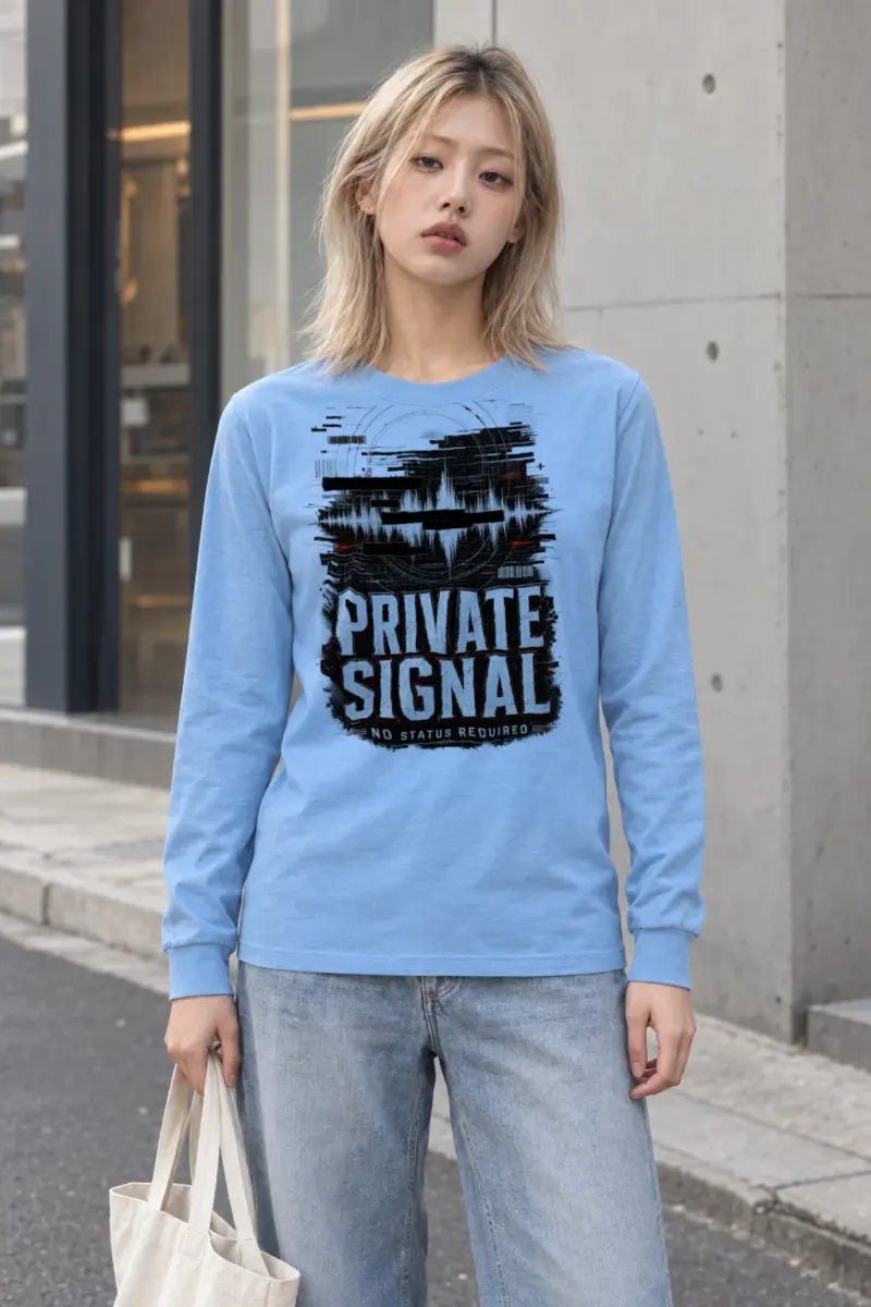 "Private Signal" Unisex Longsleeve T-shirt