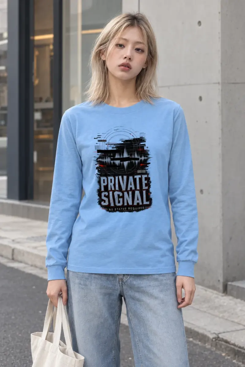 "Private Signal" Unisex Longsleeve T-shirt
