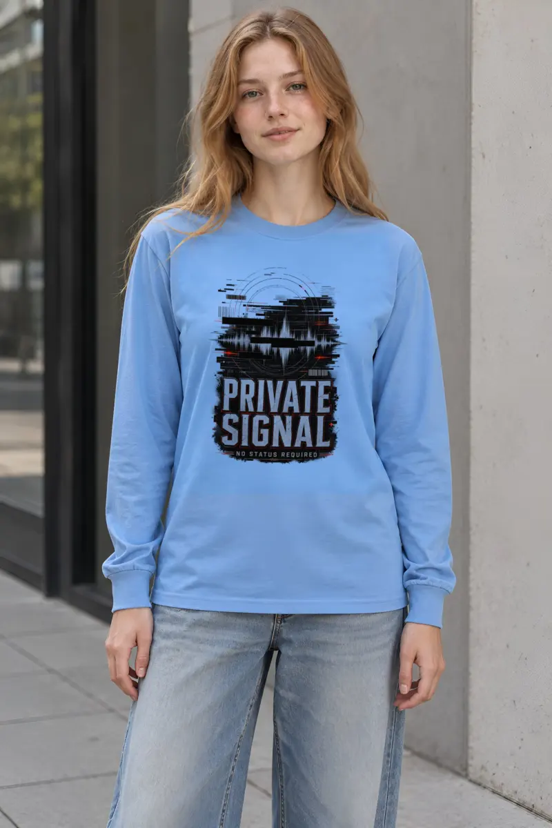 "Private Signal" Unisex Longsleeve T-shirt