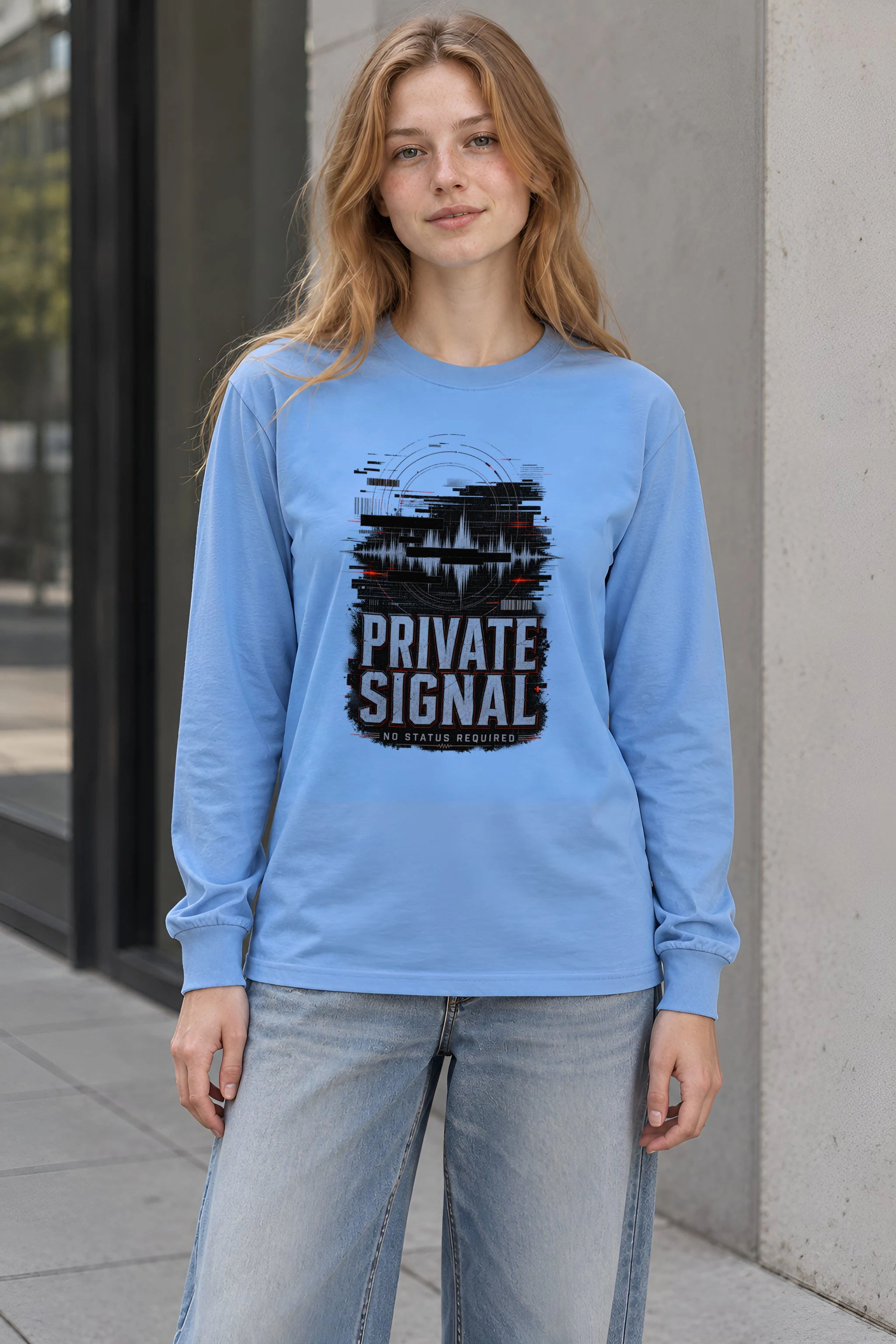 "Private Signal" Unisex Longsleeve T-shirt
