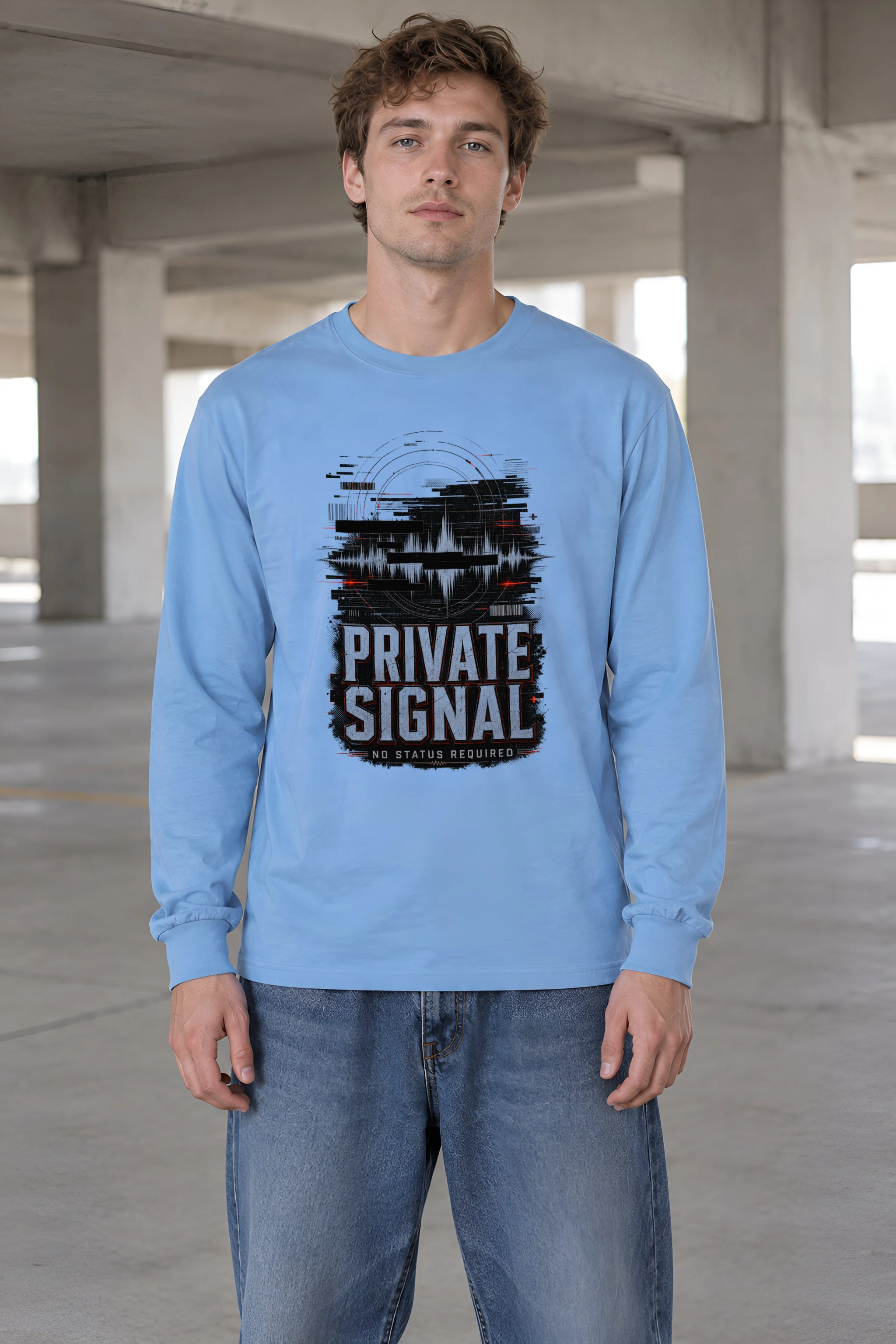 "Private Signal" Unisex Longsleeve T-shirt