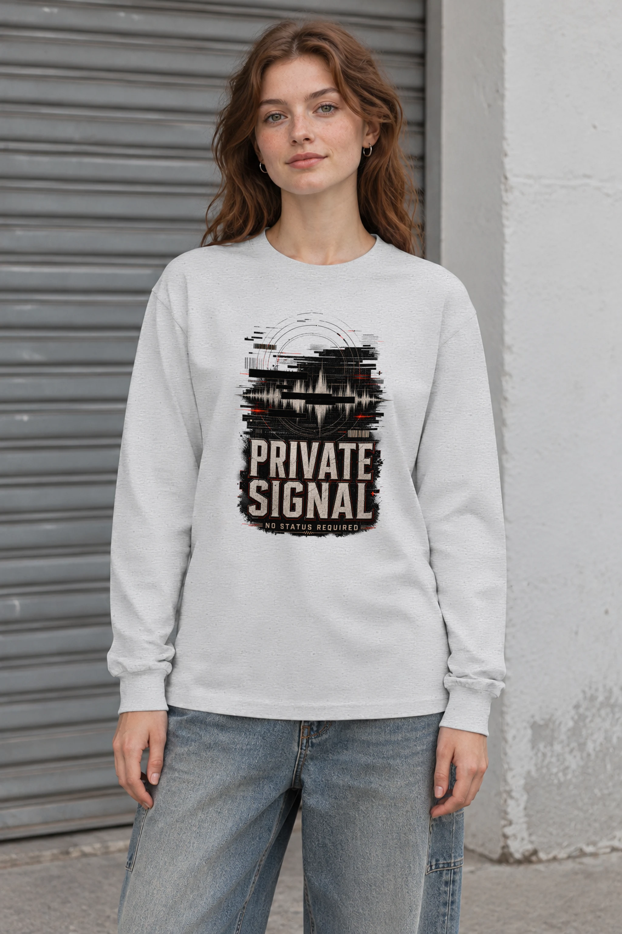 "Private Signal" Unisex Longsleeve T-shirt