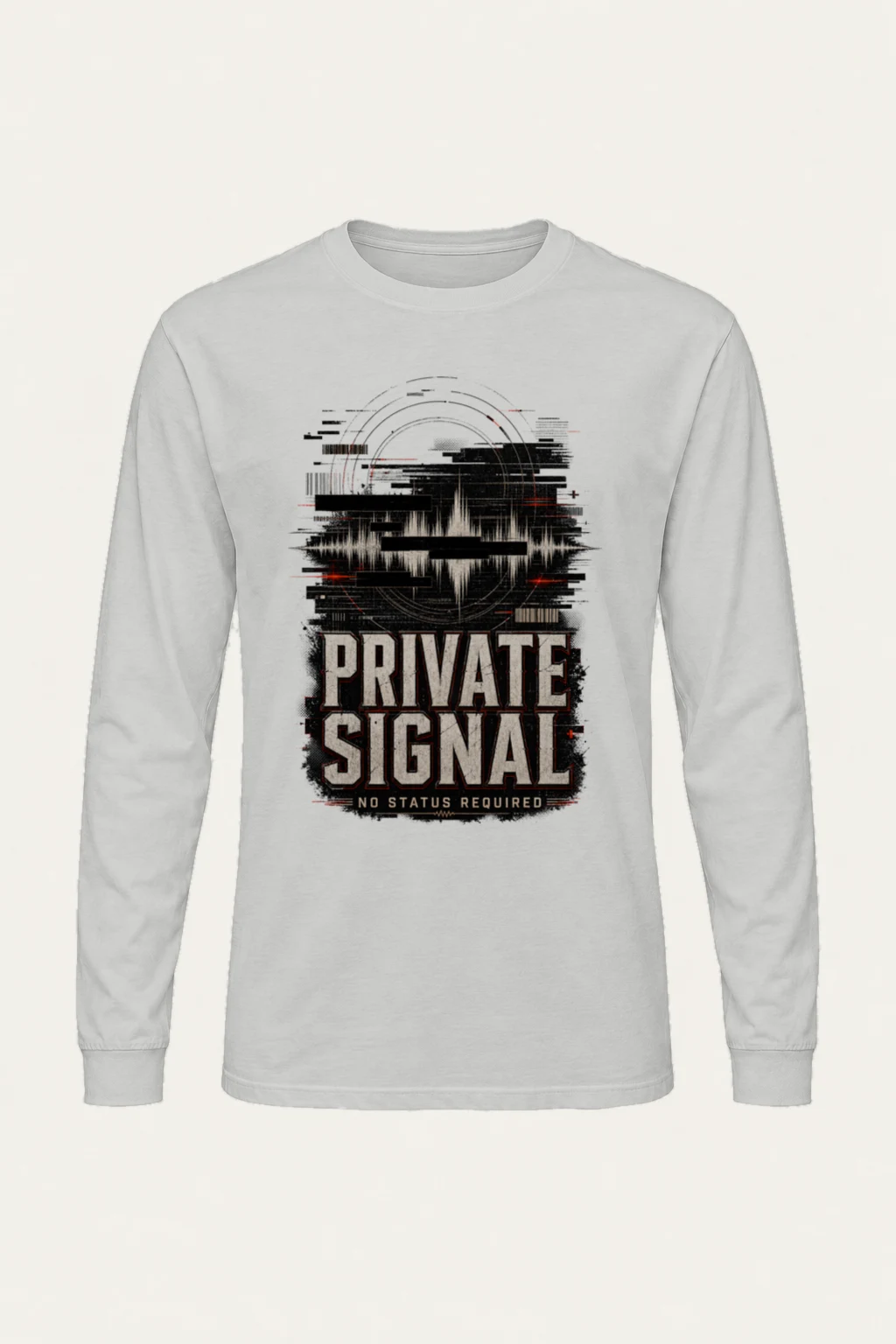 "Private Signal" Unisex Longsleeve T-shirt | Gildan 2400